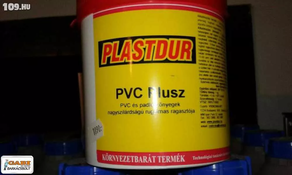 PVC Ragasztó PLASTDUR 1 kg